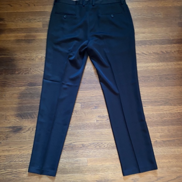 Reaction Kenneth Cole dress pants 100% polyester color black size 36X32 like new - Picture 3 of 3